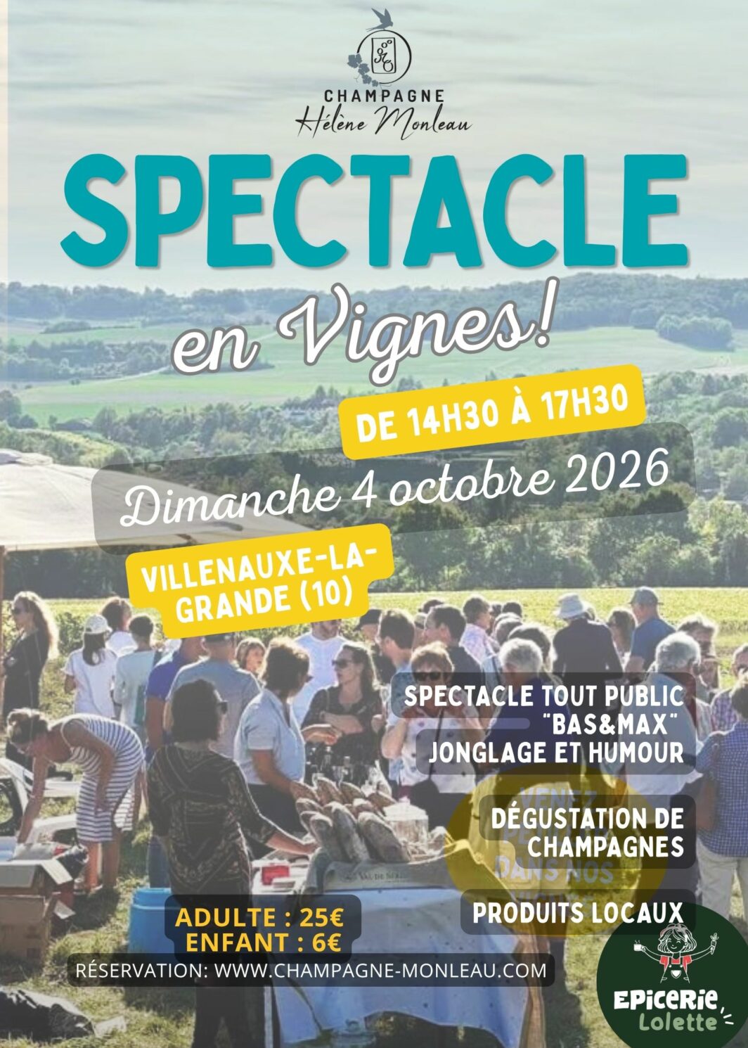 Spectacle en vignes