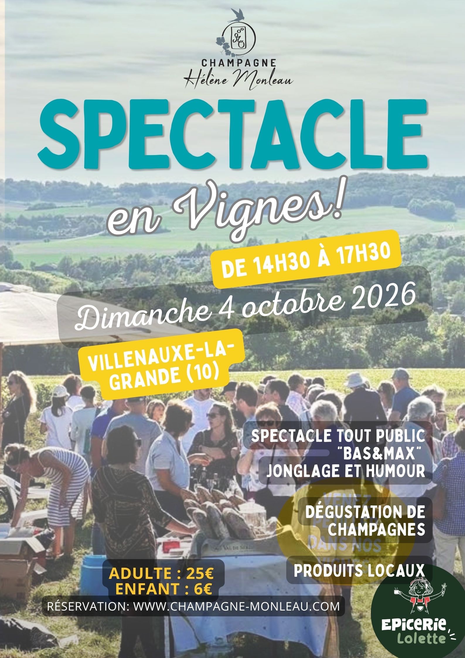 Spectacle en vignes