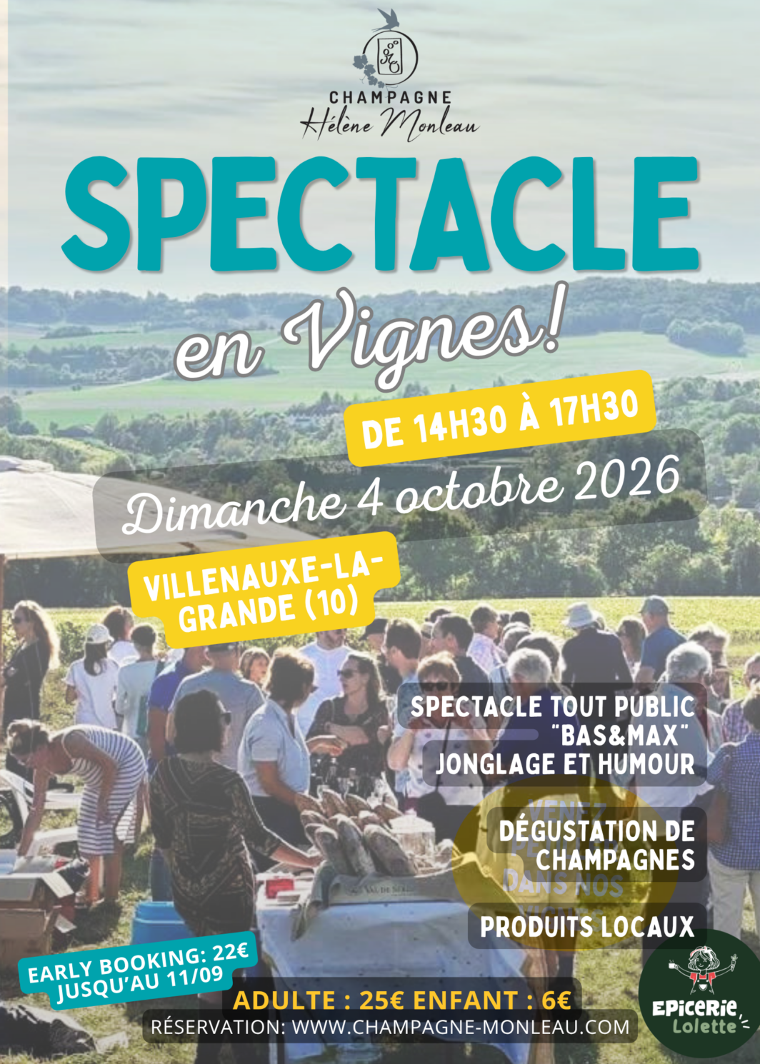 Spectacle en vignes